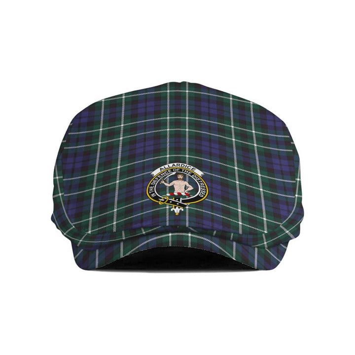 Scottish Allardice Clan Crest Tartan Flat Cap Tartan Plaid 1