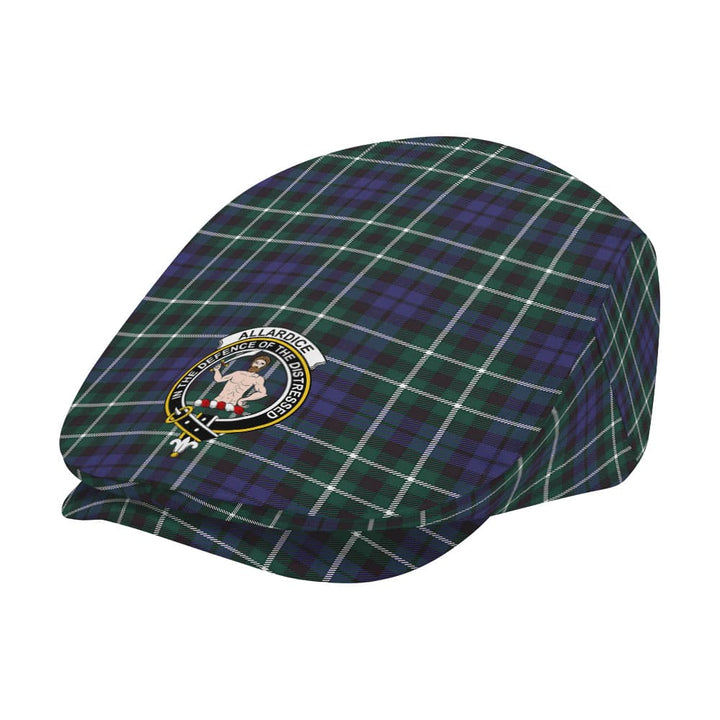 Scottish Allardice Clan Crest Tartan Flat Cap Tartan Plaid 2