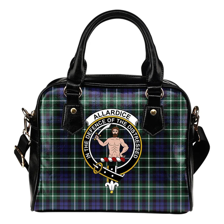 Scottish Allardice Clan Crest Tartan Shoulder Handbag Tartan Plaid 1