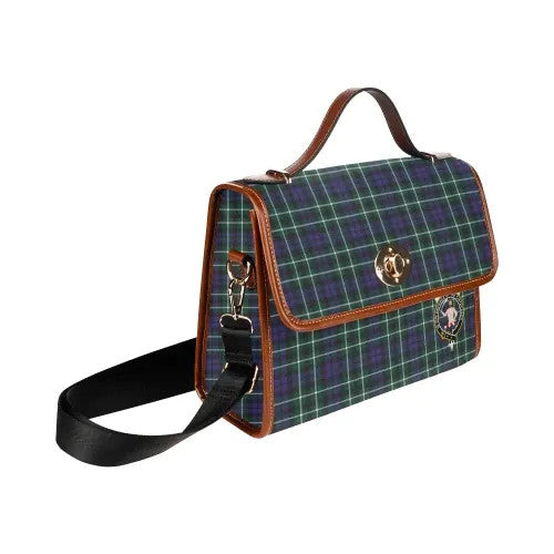 Scottish Allardice Clan Crest Tartan Waterproof Canvas Bag Tartan Plaid 3