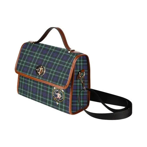 Scottish Allardice Clan Crest Tartan Waterproof Canvas Bag Tartan Plaid 4