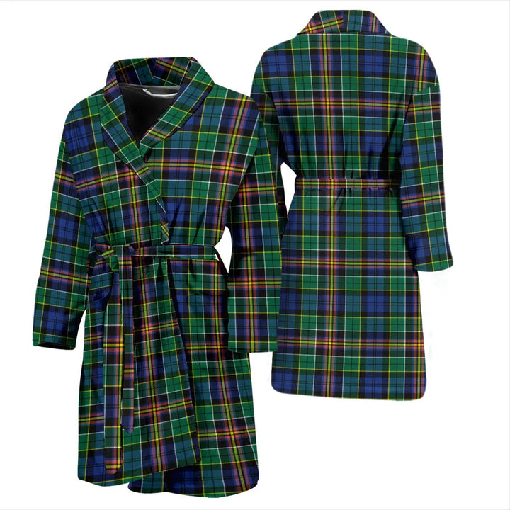 Scottish Allison Clan Tartan Bathrobe 3