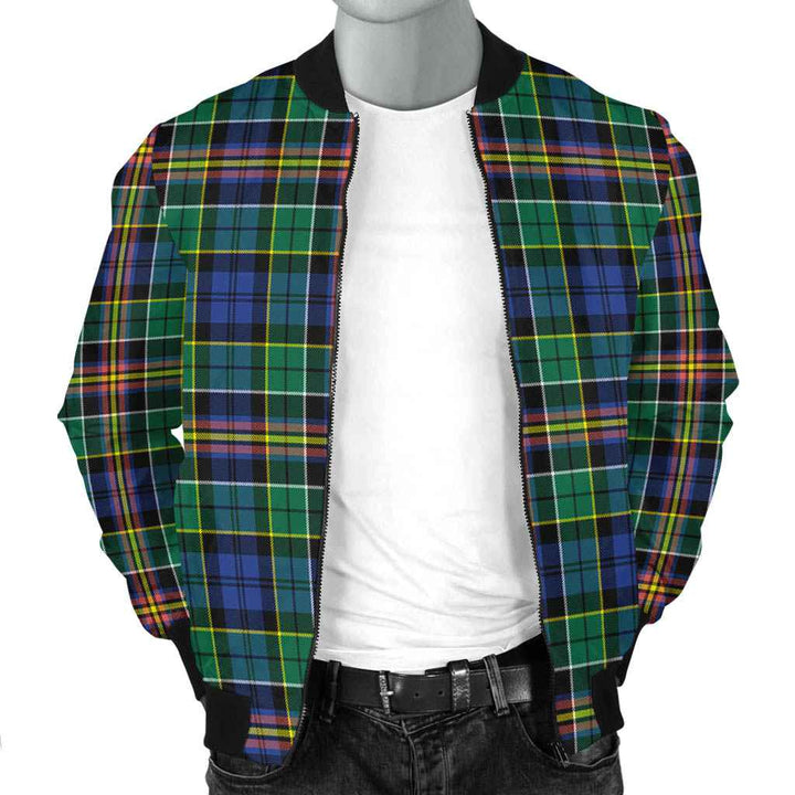 Scottish Allison Clan Tartan Bomber Jacket Tartan Plaid 2