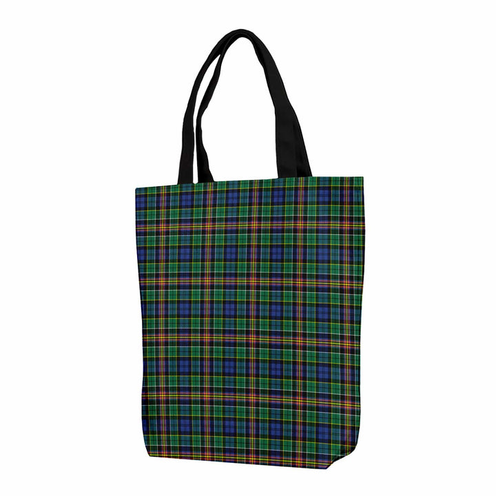 Scottish Allison Clan Tartan Canvas Bag With Shoulder Strap Tartan Plaid 1