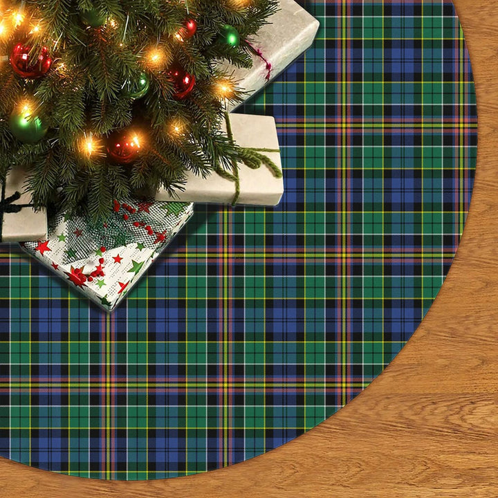Scottish Allison Clan Tartan Christmas Tree Skirt No Tassels 2 Tartan Plaid
