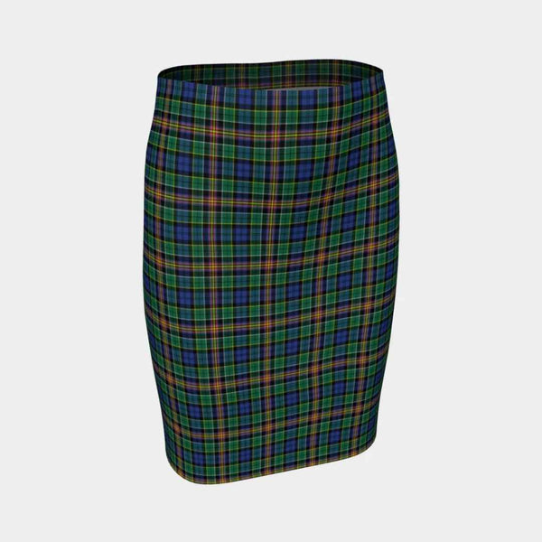 Scottish Allison Clan Tartan Fitted Skirt Tartan Plaid 1