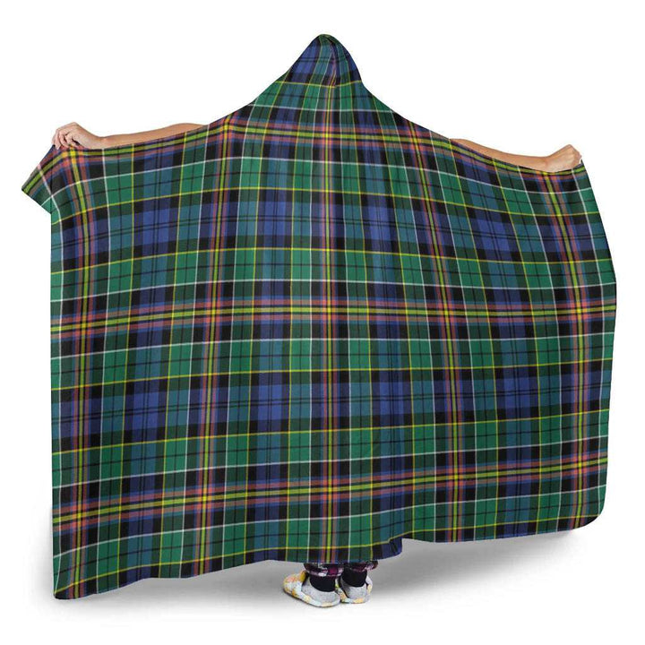 Scottish Allison Clan Tartan Hooded Blanket Tartan Plaid 2