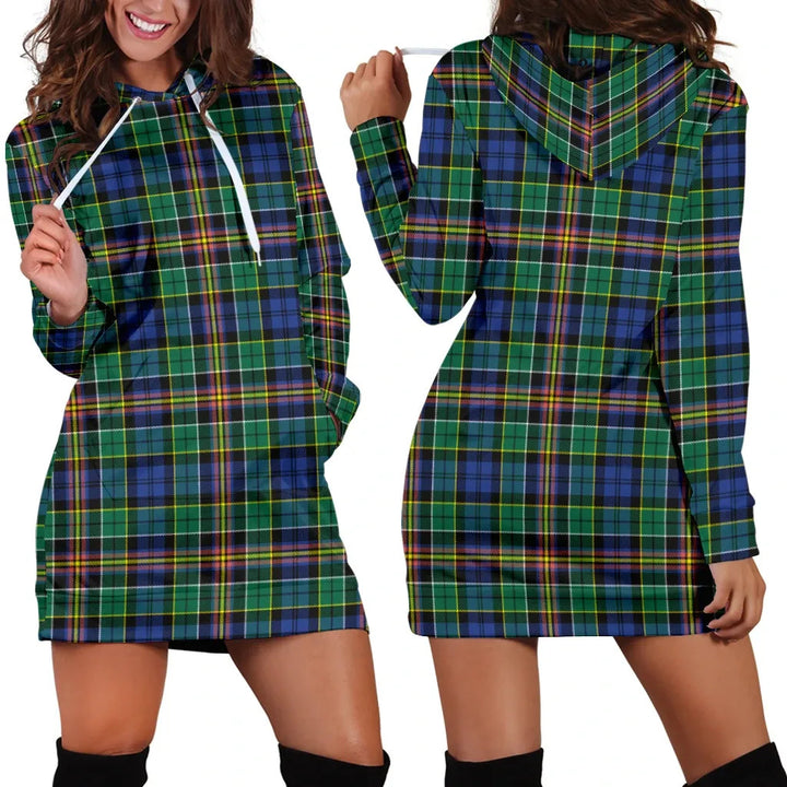 Scottish Allison Clan Tartan Hoodie Dress