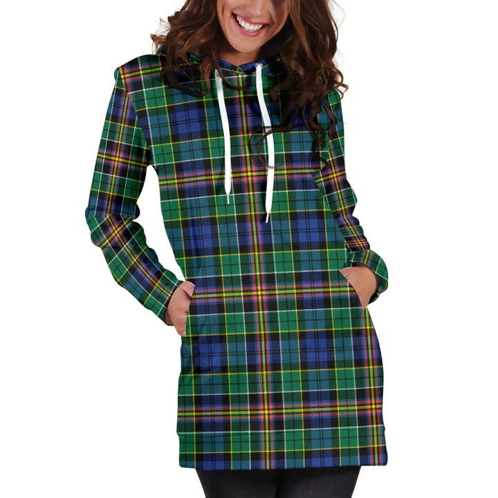Scottish Allison Clan Tartan Hoodie Dress