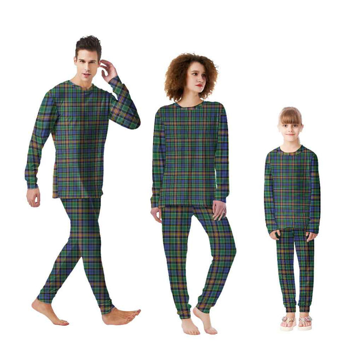 Scottish Allison Clan Tartan Pajama Set Tartan Plaid