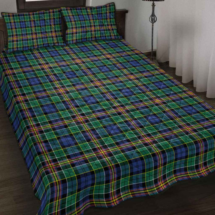 Scottish Allison Clan Tartan Quilt Bed Set Tartan Plaid 2