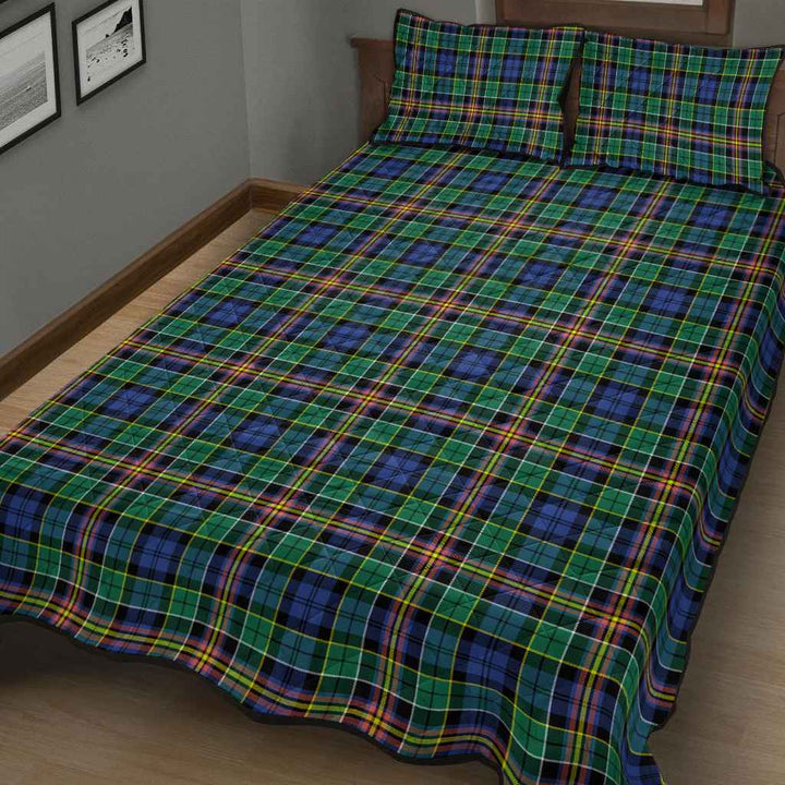 Scottish Allison Clan Tartan Quilt Bed Set Tartan Plaid 3