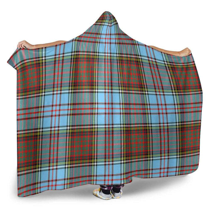 Scottish Anderson Ancient Clan Tartan Hooded Blanket Tartan Plaid 2