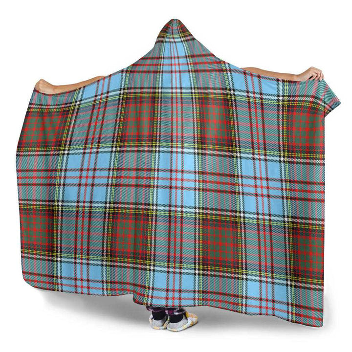 Scottish Anderson Ancient Clan Tartan Hooded Blanket Tartan Plaid 3