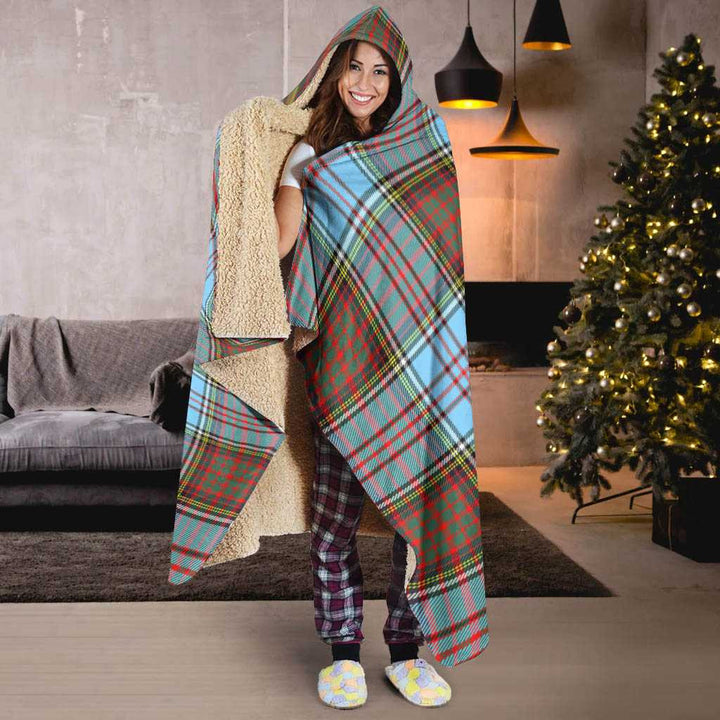Scottish Anderson Ancient Clan Tartan Hooded Blanket Tartan Plaid 6