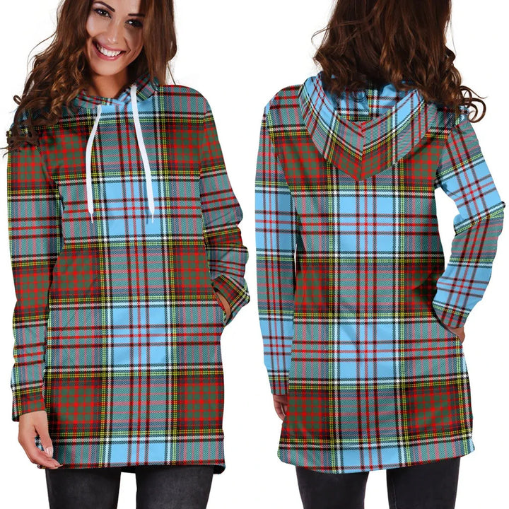 Scottish Anderson Ancient Clan Tartan Hoodie Dress