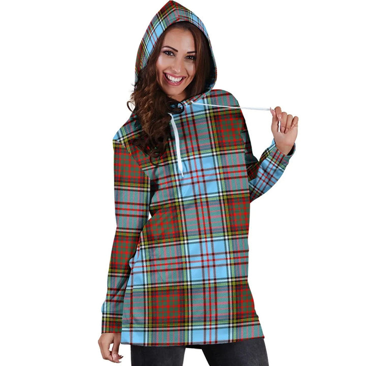 Scottish Anderson Ancient Clan Tartan Hoodie Dress