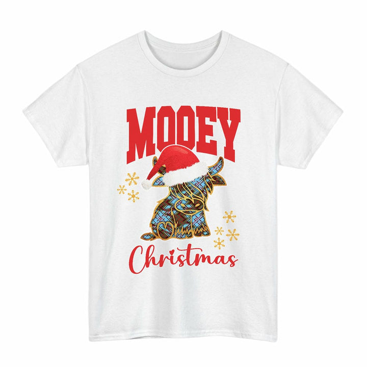 Scottish Anderson Ancient Clan Tartan T-Shirt - Mooey Christmas Tartan Plaid White Color