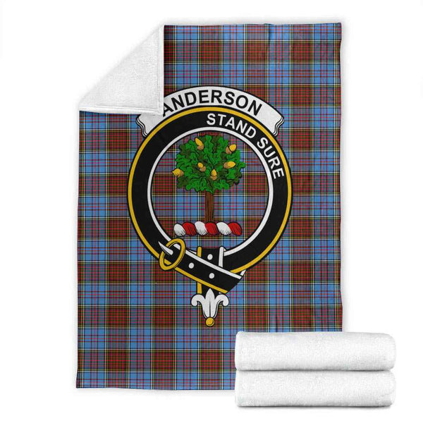Scottish Anderson Clan Crest Tartan Blanket Tartan Plaid 1