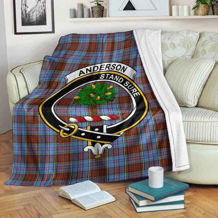 Scottish Anderson Clan Crest Tartan Blanket Tartan Plaid 2