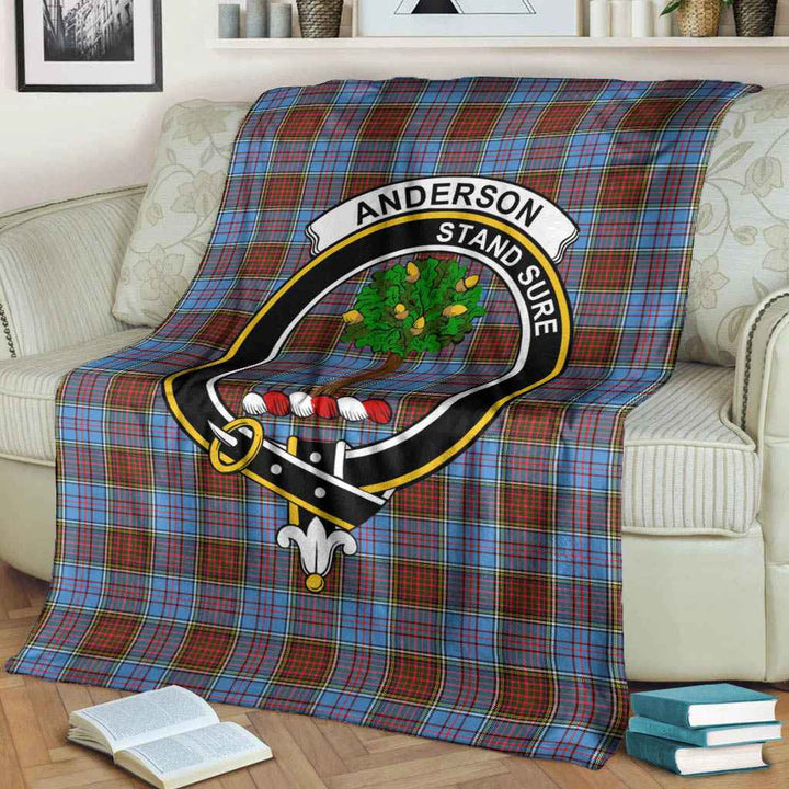 Scottish Anderson Clan Crest Tartan Blanket Tartan Plaid 3