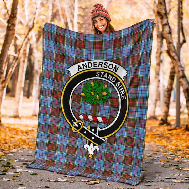 Scottish Anderson Clan Crest Tartan Blanket Tartan Plaid 4