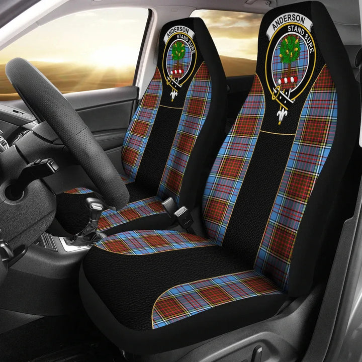 Scottish Anderson Clan Crest Tartan Car Seat Covers - Special Style 1