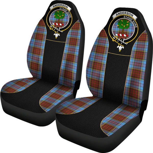 Scottish Anderson Clan Crest Tartan Car Seat Covers - Special Style 2