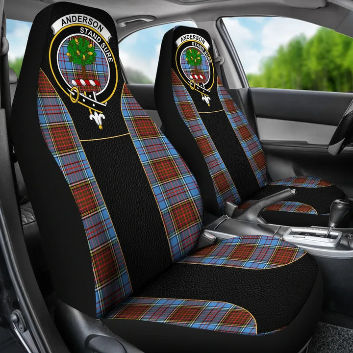 Scottish Anderson Clan Crest Tartan Car Seat Covers - Special Style 3