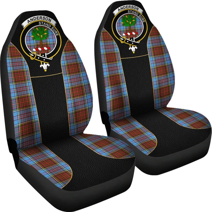 Scottish Anderson Clan Crest Tartan Car Seat Covers - Special Style 4