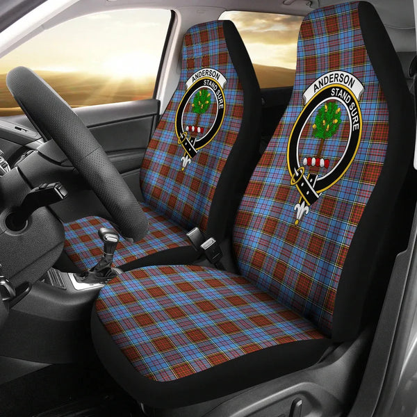 Scottish Anderson Clan Crest Tartan Car Seat Covers 2