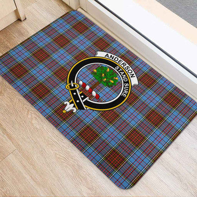Scottish Anderson Clan Crest Tartan Door Mat Tartan Plaid 2
