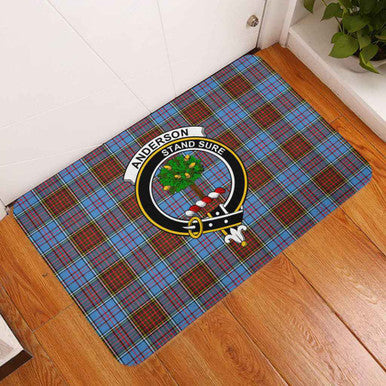 Scottish Anderson Clan Crest Tartan Door Mat Tartan Plaid 3