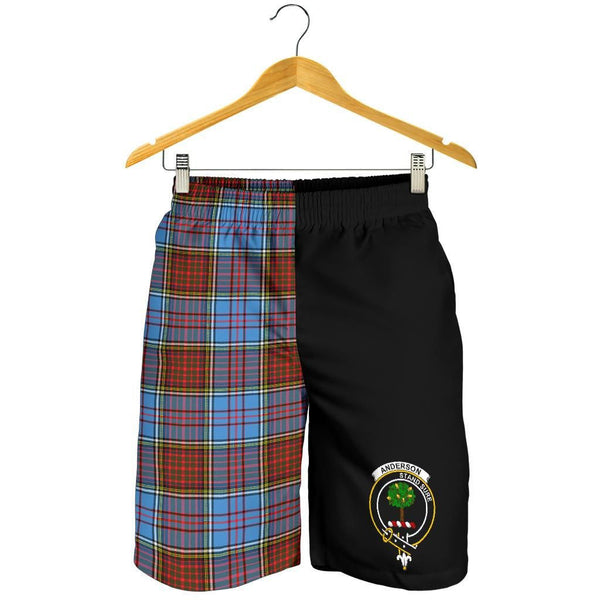 Scottish Anderson Clan Crest Tartan Half of Me Men's Shorts