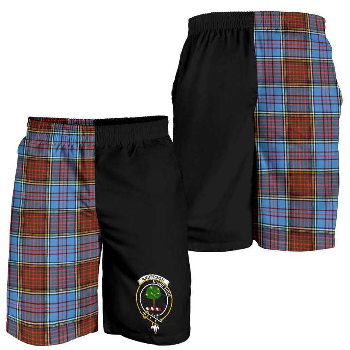 Scottish Anderson Clan Crest Tartan Half of Me Men's Shorts