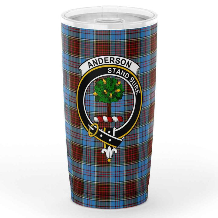 Scottish Anderson Clan Crest Tartan Insulated Tumbler Tartan Plaid 1