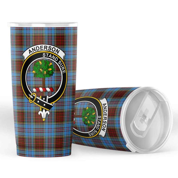 Scottish Anderson Clan Crest Tartan Insulated Tumbler Tartan Plaid 4