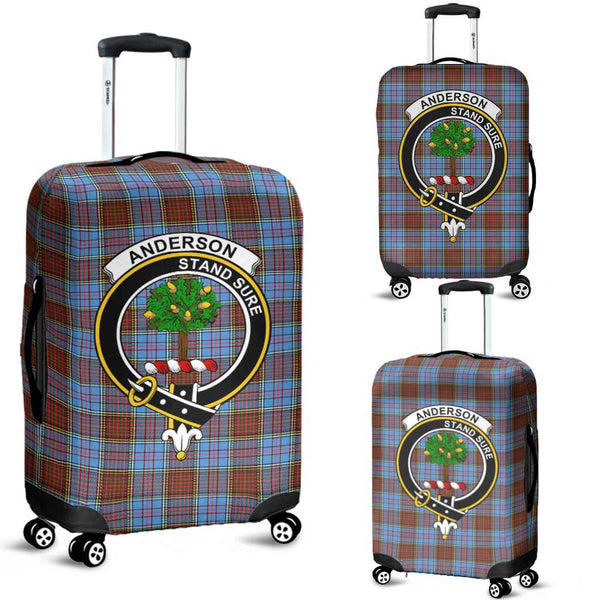Scottish Anderson Clan Crest Tartan Luggage Cover Tartan Plaid 1