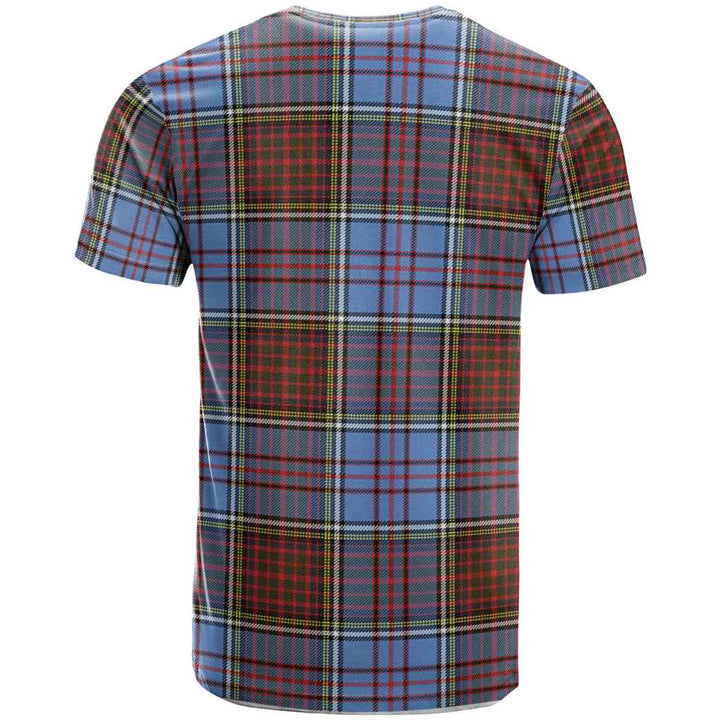 Scottish Anderson Clan Crest Tartan T-Shirt Back Side Tartan Plaid