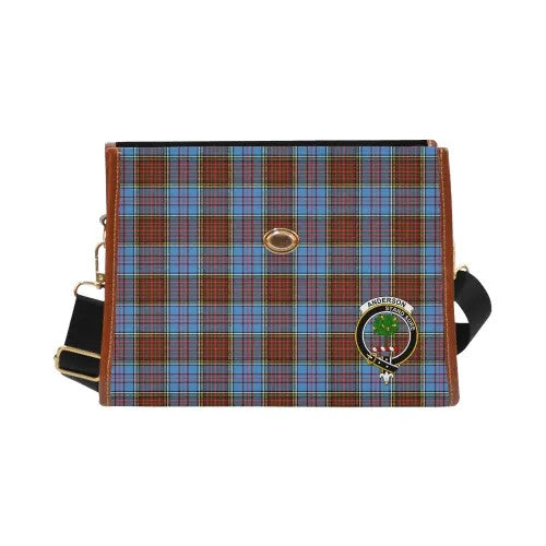 Scottish Anderson Clan Crest Tartan Waterproof Canvas Bag Tartan Plaid 2