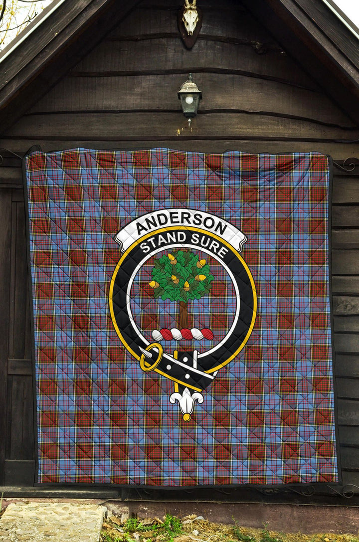 Scottish Anderson Modern Clan Crest Tartan Quilt Tartan Plaid 3