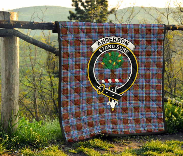 Scottish Anderson Modern Clan Crest Tartan Quilt Tartan Plaid 6