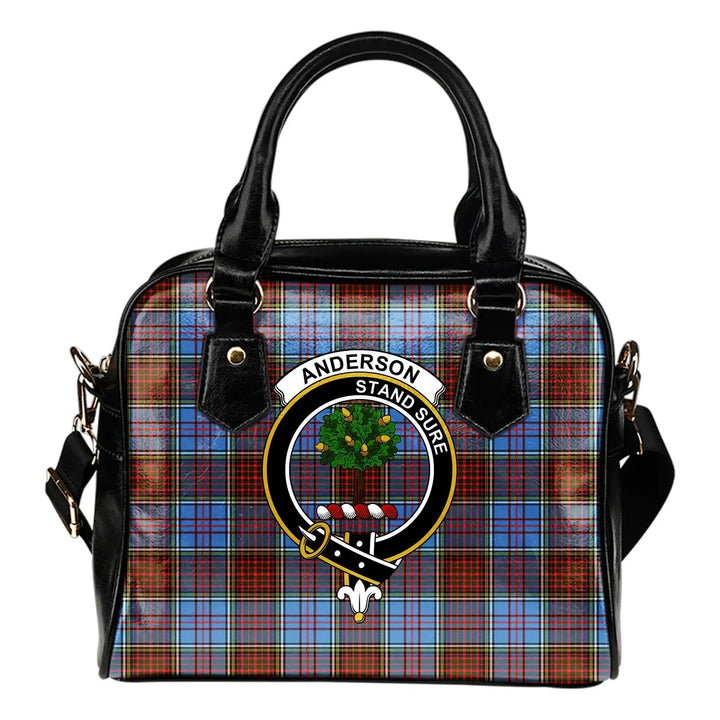 Scottish Anderson Modern Clan Crest Tartan Shoulder Handbag Tartan Plaid 1