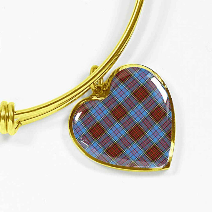 Scottish Anderson Modern Clan Tartan Bangle Heart Tartan Plaid 2