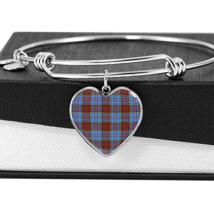 Scottish Anderson Modern Clan Tartan Bangle Heart Tartan Plaid 5