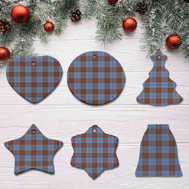Scottish Anderson Modern Clan Tartan Ceramic Ornament All Tartan Plaid