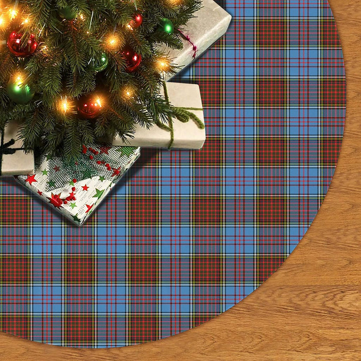 Scottish Anderson Modern Clan Tartan Christmas Tree Skirt No Tassels 2 Tartan Plaid