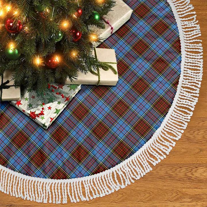Scottish Anderson Modern Clan Tartan Christmas Tree Skirt Tassels 2 Tartan Plaid
