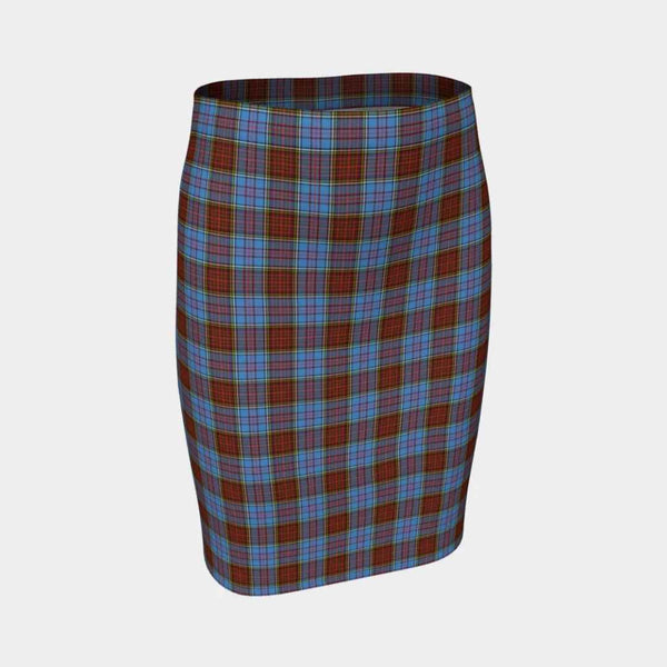 Scottish Anderson Modern Clan Tartan Fitted Skirt Tartan Plaid 1