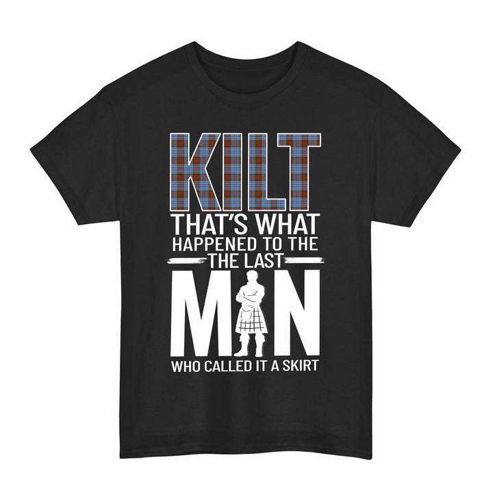 Scottish Anderson Modern Clan Tartan Funny Scotland Kilt T-Shirt Tartan Plaid Black Color